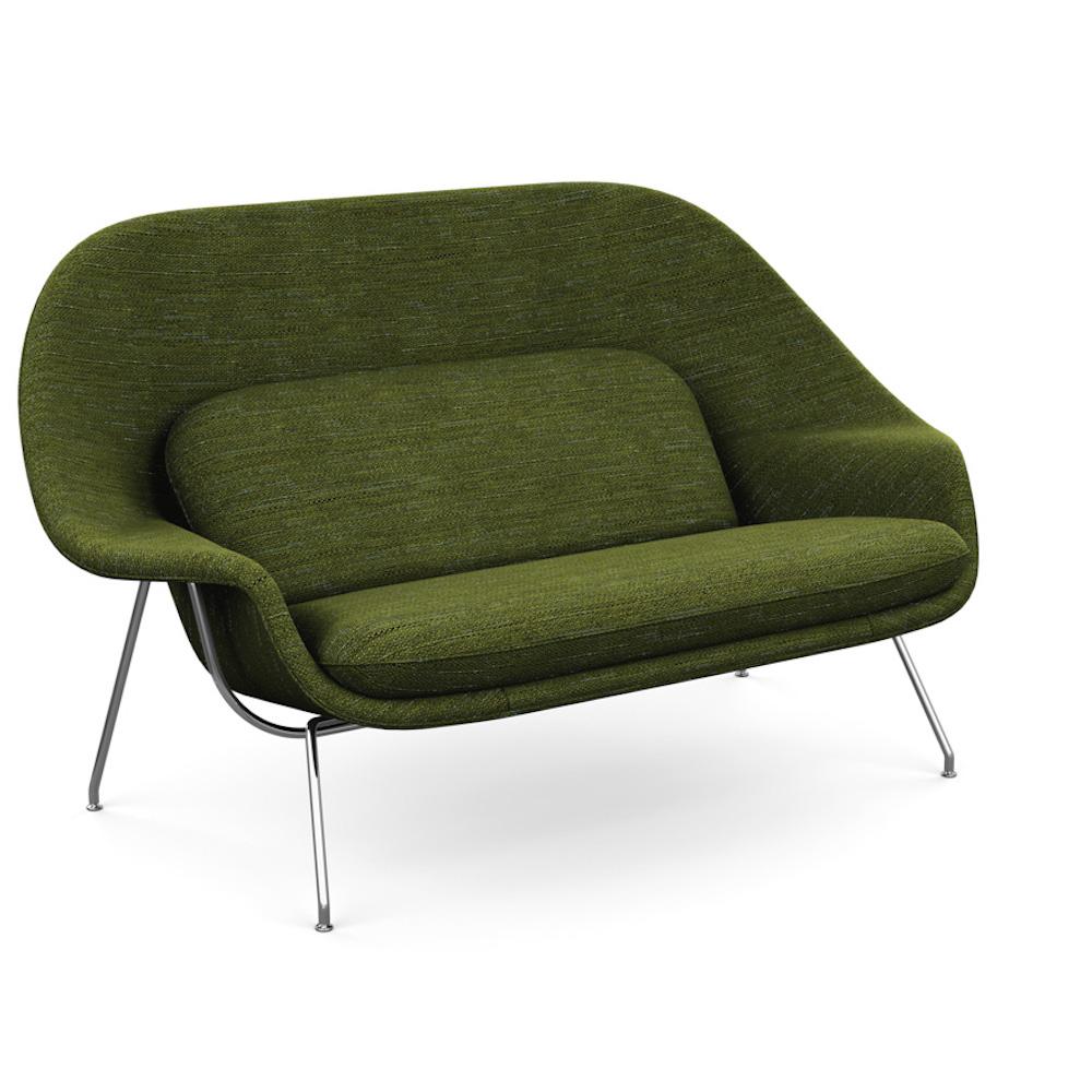 Green deals womb chair