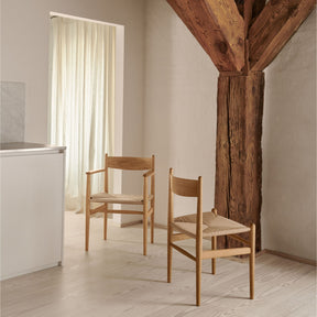 Carl Hansen Wegner CH37 Shaker Arm Chair and CH36 Shaker Side Chair in Copenhagen Loft