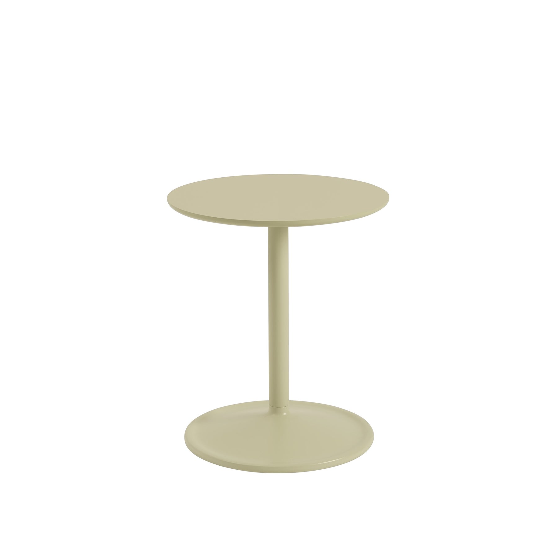 Muuto Soft Side Table Beige Green 16.1"w x 18.9"h