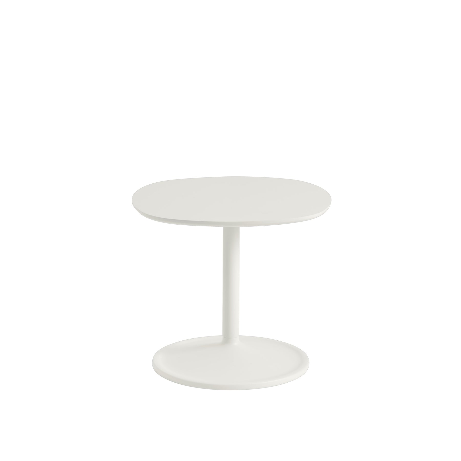 Muuto Soft Side Table Off White 17.7"w x 15.7"h