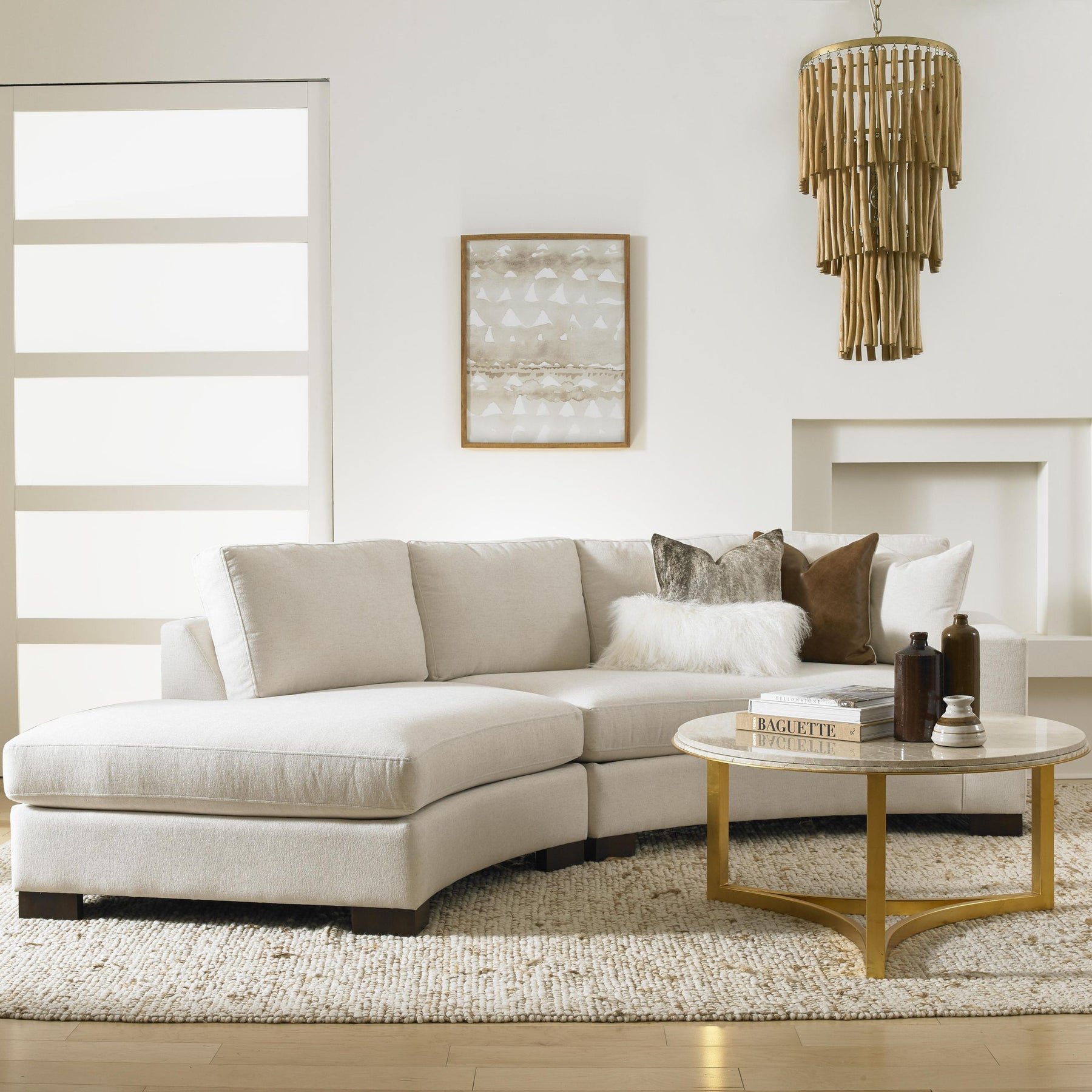 Precedent Kylie Curved Sectional Sofa