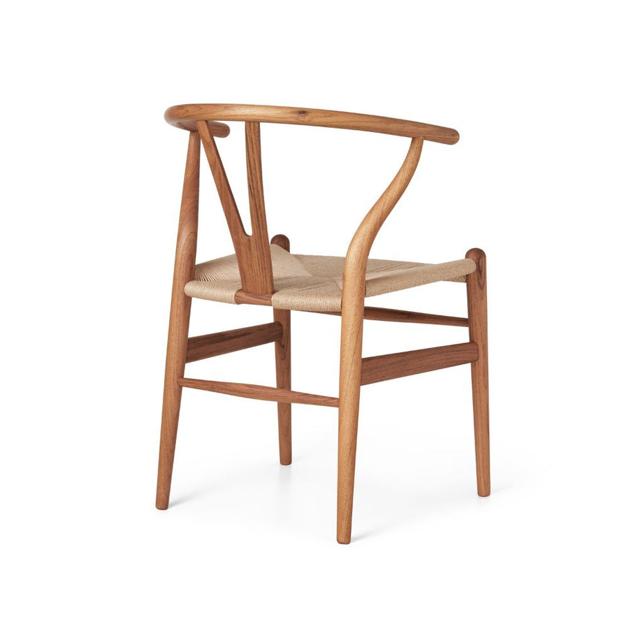 Wegner CH24Wishbone Chair - Natural Wood Natural Papercord