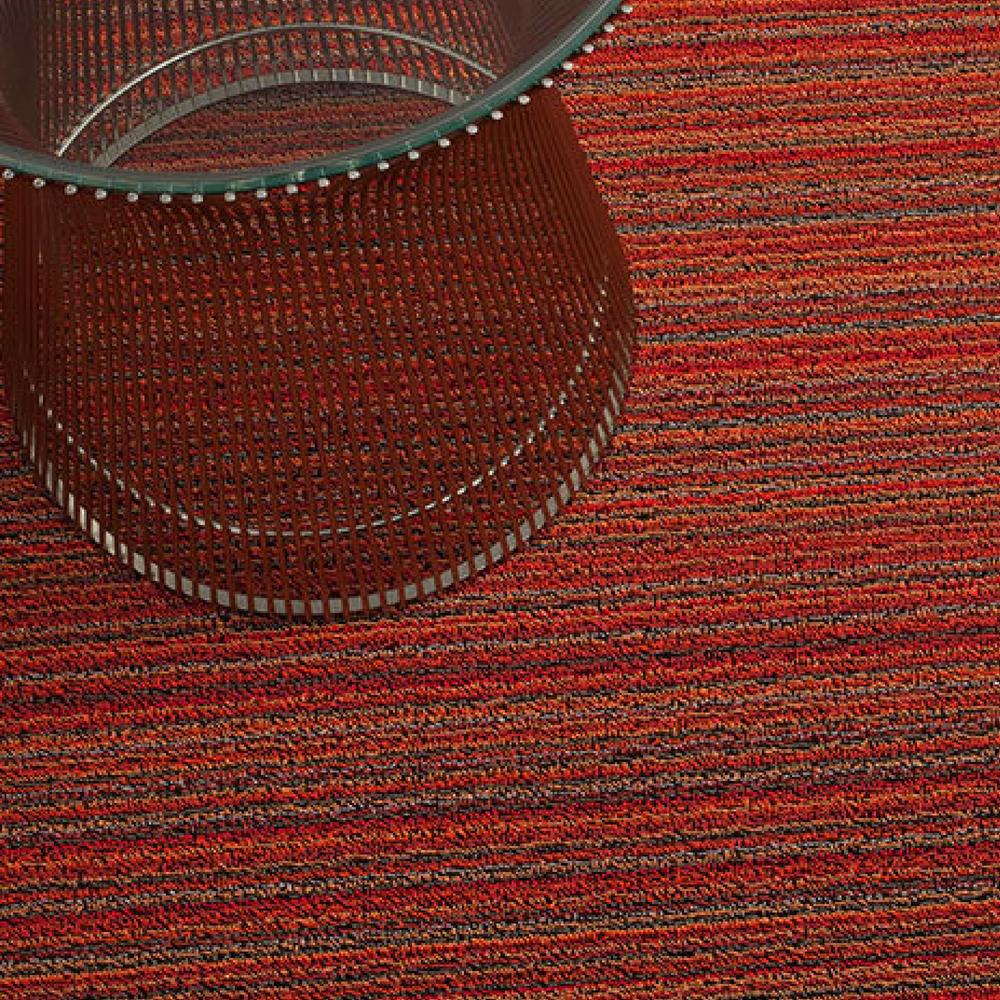 Chilewich Utility Floor Mat-Skinny Stripe-Orange - Kasala
