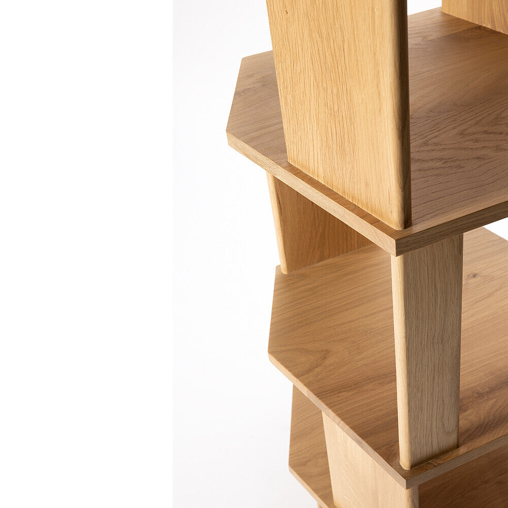 Ethnicraft Oak Stairs Column Shelves