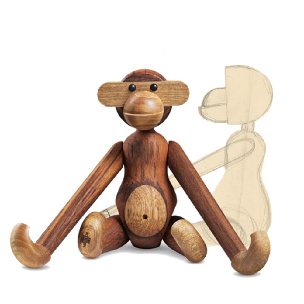 Vintage Kay Bojesen Large Monkey — Mid And Mod