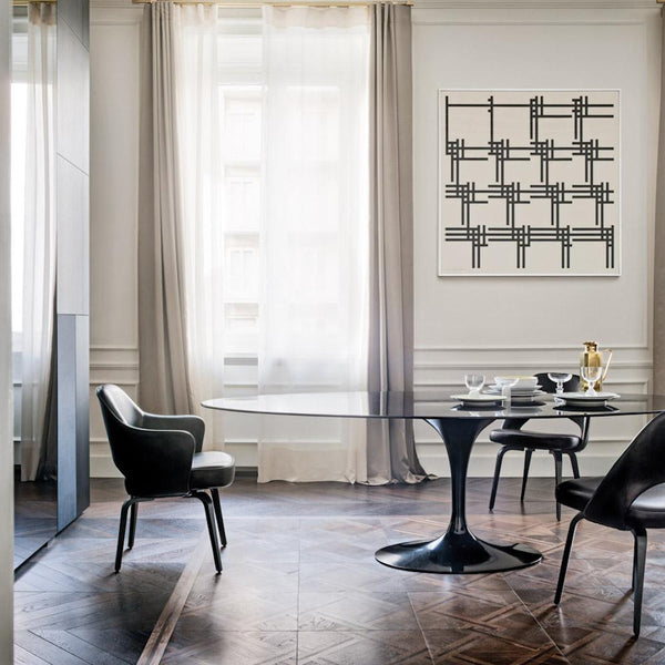 Knoll Saarinen Oval Dining Table | Palette & Parlor | Modern Design