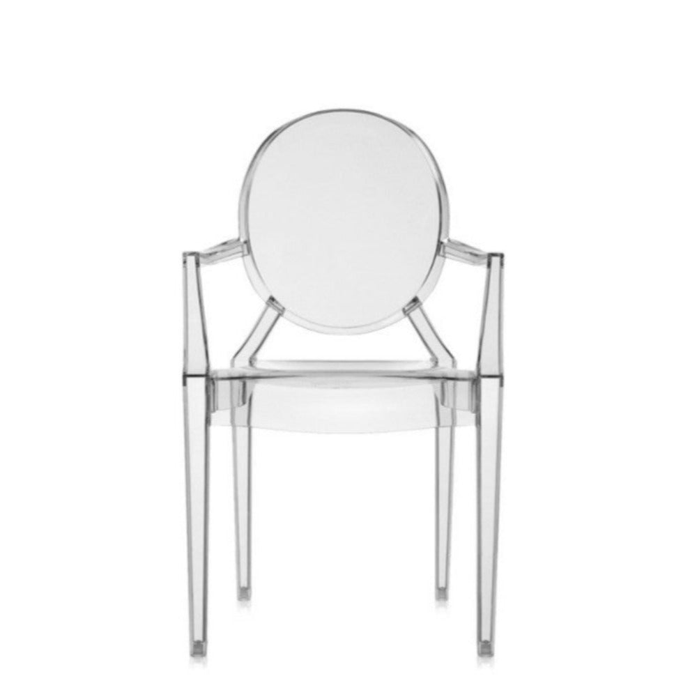 Buy King Louis Chair- Transparent/Black