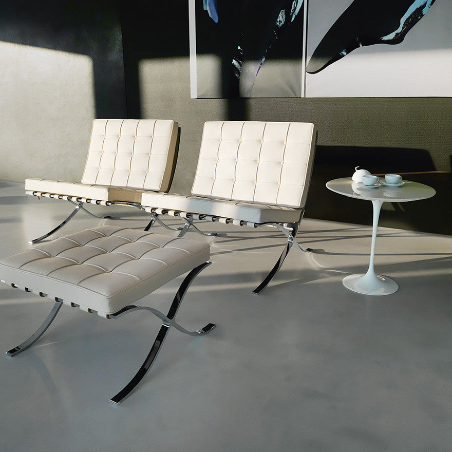 https://www.paletteandparlor.com/cdn/shop/products/mies-van-der-rohe-white-barcelona-chairs-tulip-side-table_880x.jpg?v=1673998837