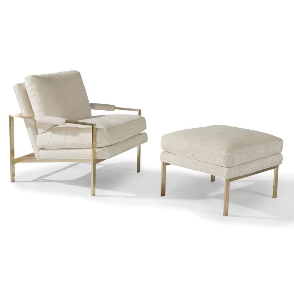 Milo baughman deals chair and ottoman