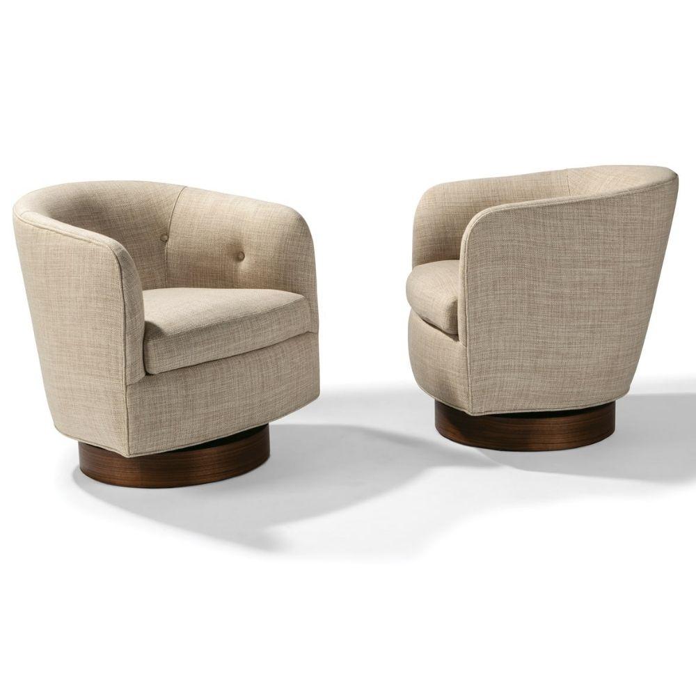 Milo baughman 2025 swivel chair